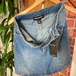 ADORABLE Denim Mini Skirt